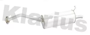 KLARIUS KLARIUS TY773B Rear Muffler Exhaust Silencer Back Box Fits Toyota Auris 