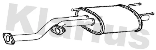 Exhaust Centre Muffler Middle Silencer Fits Toyota Land Cruiser 100