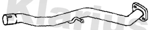 Klarius Centre Exhaust Pipe For Toyota Verso