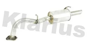 KLARIUS KLARIUS TY917M Rear Muffler Exhaust Silencer Back Box Fits Toyota Yaris 
