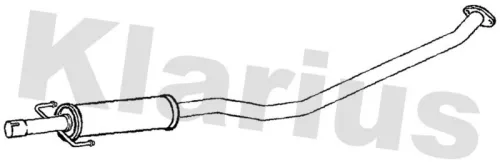 Klarius Centre Exhaust Pipe For Toyota Corolla