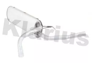 Rear Muffler Exhaust Silencer Back Box Fits Volvo 480