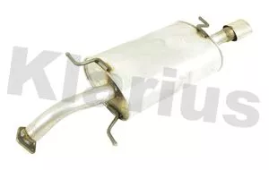 KLARIUS KLARIUS VO377B Rear Muffler Exhaust Silencer Back Box Fits Volvo S40 V40 
