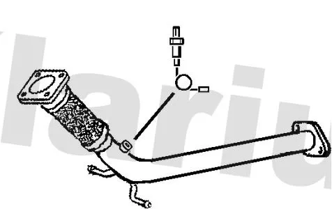Klarius Centre Exhaust Pipe For Volvo S60 S80 V70