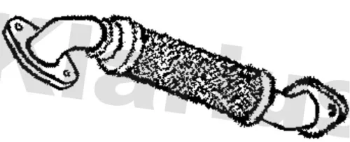 Klarius Centre Exhaust Pipe For Volvo C30 S40 V50