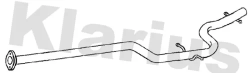 Klarius Centre Exhaust Pipe For Volvo S80