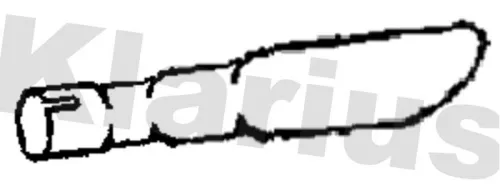 Klarius Rear Exhaust Pipe For Volvo V70