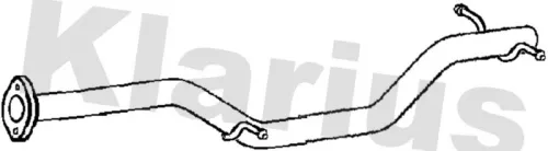 Klarius Centre Exhaust Pipe For Volvo C30 V40