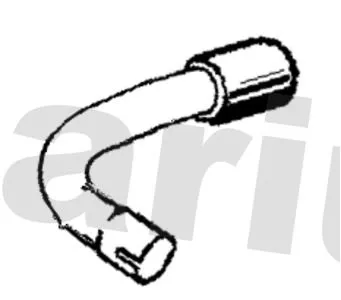 Klarius Rear Exhaust Pipe For Volvo S60 V60