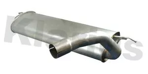 KLARIUS KLARIUS VO647D Rear Muffler Exhaust Silencer Back Box Fits Volvo S40 V50 