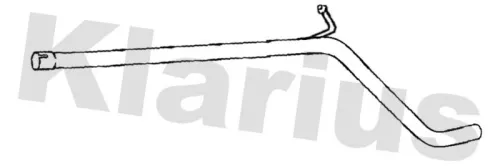 Klarius Front Exhaust Pipe For Seat Vw Golf Leon