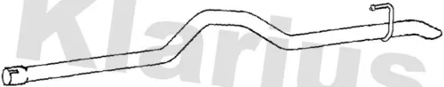 Klarius Rear Exhaust Pipe For Mercedes-benz Vw Crafter 30-35 Crafter 30-50 Sprin