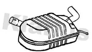 Exhaust Centre Muffler Middle Silencer Fits Audi Cupra Vw A3 Formentor Golf