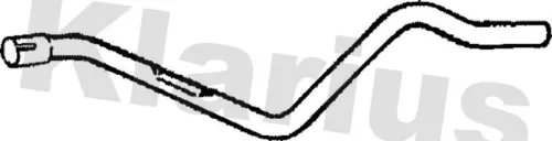 Klarius Centre Exhaust Pipe For Vw Golf