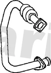 Klarius Front Exhaust Pipe For Vw Transporter