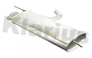 KLARIUS KLARIUS VW597H Rear Muffler Exhaust Silencer Back Box Fits Vw Golf Golf Plus 