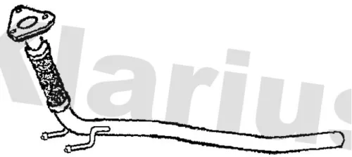 Klarius Centre Exhaust Pipe For Vw Caddy Golf