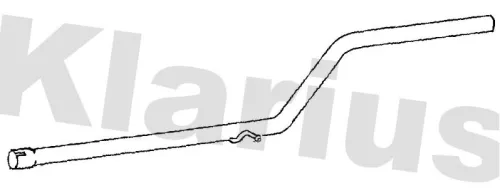 Klarius Centre Exhaust Pipe For Vw Caddy