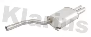 KLARIUS KLARIUS VW760T Rear Muffler Exhaust Silencer Back Box Fits Vw Passat Passat Cc 