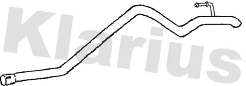 Klarius Front Exhaust Pipe For Vw Lt 28-35 Lt 28-46