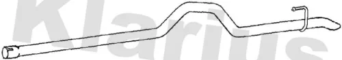 Klarius Rear Exhaust Pipe For Vw Crafter 30-50