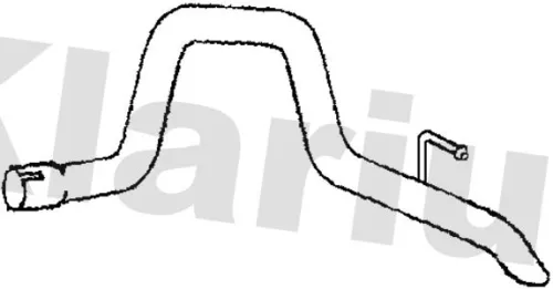 Klarius Rear Exhaust Pipe For Vw Crafter 30-50