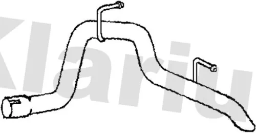 Klarius Rear Exhaust Pipe For Vw Crafter 30-50