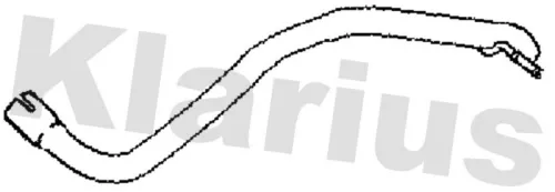 Klarius Rear Exhaust Pipe For Seat Skoda Vw Citigo Mii Up!
