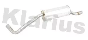 KLARIUS KLARIUS VW882M Rear Muffler Exhaust Silencer Back Box Fits Vw Polo 