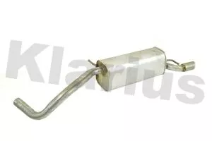 KLARIUS KLARIUS VW884K Rear Muffler Exhaust Silencer Back Box Fits Audi Vw A1 Polo 