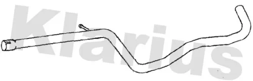 Klarius Centre Exhaust Pipe For Audi Seat Skoda Vw A3 Ateca Golf Golf Sportsvan 