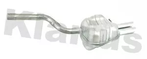 KLARIUS KLARIUS VW982Q Rear Muffler Exhaust Silencer Back Box Fits Skoda Octavia 