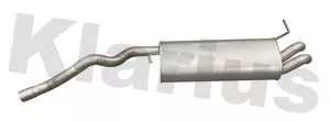 KLARIUS KLARIUS SK136M Rear Muffler Exhaust Silencer Back Box Fits Skoda Octavia 