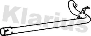 Klarius Rear Exhaust Pipe For Daf Ldv 400 400-serie Convoy