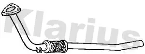 Klarius Centre Exhaust Pipe For Audi Vw A4 Passat