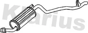 Rear Muffler Exhaust Silencer Back Box Fits Mitsubishi Pajero