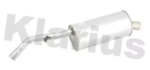 KLARIUS KLARIUS CN571C Rear Muffler Exhaust Silencer Back Box Fits Citroën C2 
