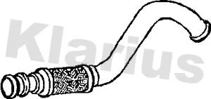 Klarius Centre Exhaust Pipe For Citroën C5