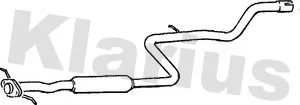 Exhaust Centre Muffler Middle Silencer Fits Nissan Sunny