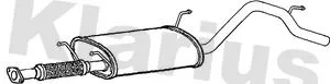 Rear Muffler Exhaust Silencer Back Box Fits Daihatsu Terios