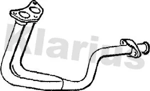 Klarius Front Exhaust Pipe For Ford Fiesta