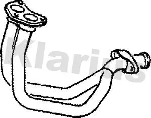 Klarius Front Exhaust Pipe For Ford Fiesta