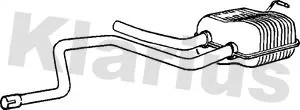 Exhaust Centre Muffler Middle Silencer Fits Ford Mondeo