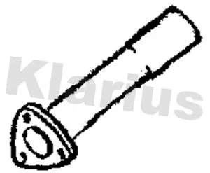 Klarius Centre Exhaust Pipe For Ford Galaxy