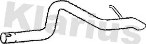 Klarius Rear Exhaust Pipe For Ford Transit