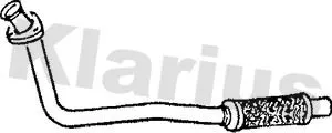 Klarius Front Exhaust Pipe For Fiat Tempra