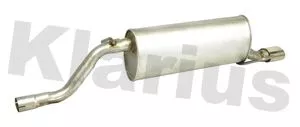 KLARIUS KLARIUS FT824B Rear Muffler Exhaust Silencer Back Box Fits Fiat Grande Punto Punto Evo 