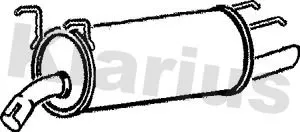 Rear Muffler Exhaust Silencer Back Box Fits Opel Vauxhall Omega