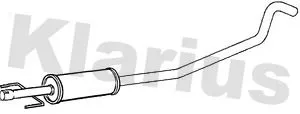 Exhaust Centre Muffler Middle Silencer Fits Opel Vauxhall Astra