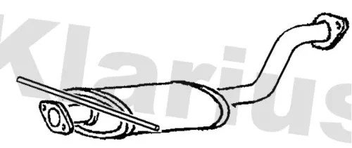 Exhaust Centre Muffler Middle Silencer Fits Kia Carnival